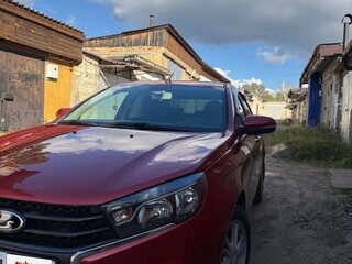 2016 Lada (ВАЗ) Vesta I, красный, 680000 рублей, вид 2