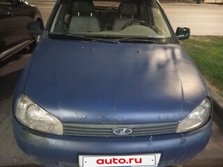 2007 Lada (ВАЗ) Kalina I, синий, 120000 рублей, вид 2
