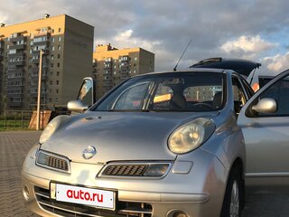 2008 Nissan Micra III (K12), серебристый, 490000 рублей, вид 2