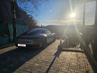 2020 Porsche 911 Carrera 4 VIII (992), серый, 16000000 рублей, вид 4
