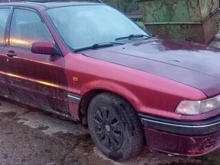1991 Mitsubishi Galant VI, пурпурный, 38000 рублей, вид 1