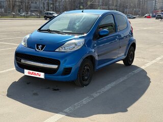 2012 Peugeot 107 I Рестайлинг, синий, 425000 рублей, вид 3