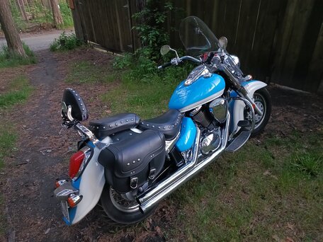 2009 Suzuki Boulevard C50, голубой, 620000 рублей, вид 2