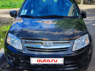 2015 Lada (ВАЗ) Granta I, чёрный, 350000 рублей, вид 2