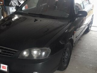 2008 Kia Spectra I Рестайлинг 2, чёрный, 290000 рублей, вид 2