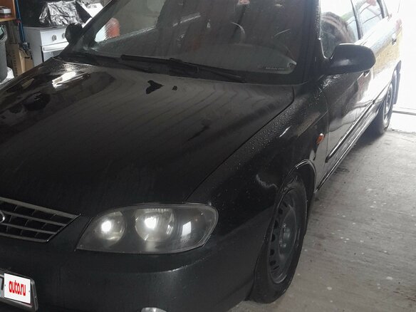 2008 Kia Spectra I Рестайлинг 2, чёрный - вид 1