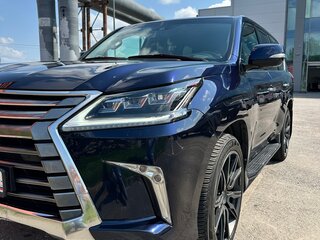 2015 Lexus LX 570 III Рестайлинг 2, синий, 6650000 рублей, вид 4