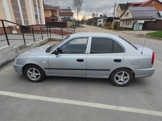2004 Hyundai Accent ТагАЗ II, серебристый, 375000 рублей, вид 5