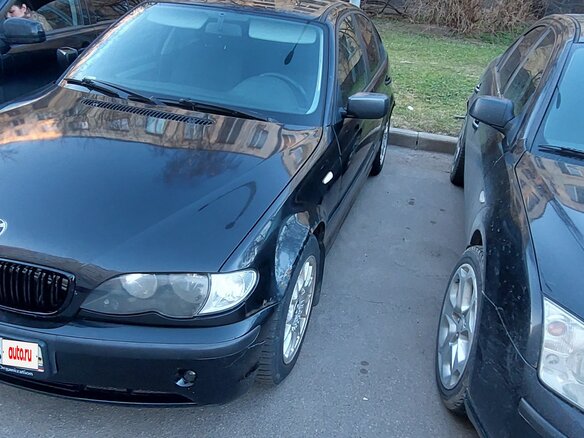 2002 BMW 3 серии N42 316i IV (E46) Рестайлинг, чёрный, 335000 рублей