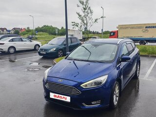 2016 Ford Focus III Рестайлинг, синий, 925000 рублей, вид 2