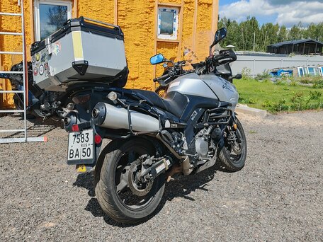 2008 Suzuki V-Strom 1000, серебристый, 499999 рублей, вид 3