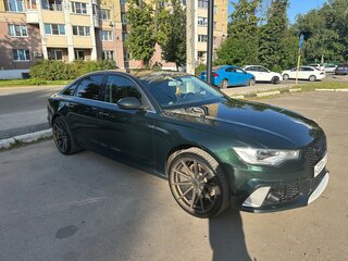 2014 Audi A6 IV (C7), зелёный, 1830000 рублей, вид 2