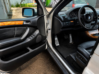 2004 BMW X5 3.0i I (E53) Рестайлинг, серебристый, 1190000 рублей, вид 5