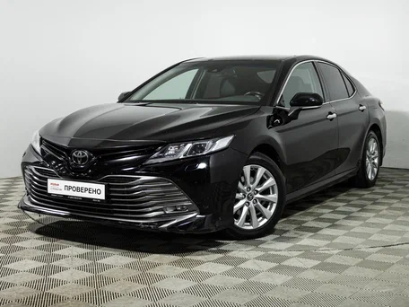2019 Toyota Camry VIII (XV70), чёрный, 1999585 рублей, вид 1