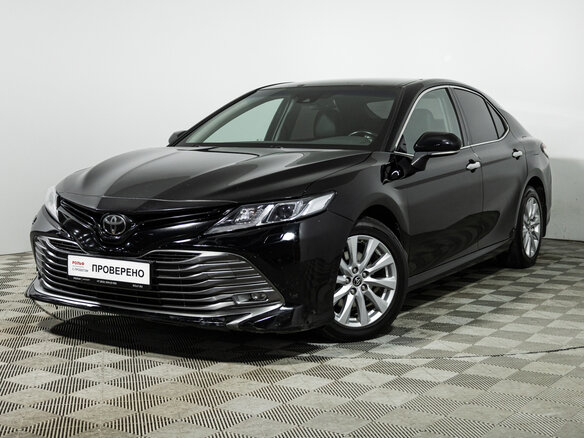 2019 Toyota Camry VIII (XV70), чёрный, 1999585 рублей