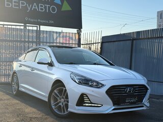 2018 Hyundai Sonata VII (LF) Рестайлинг, белый, 1999000 рублей, вид 3
