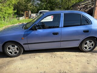 2003 Hyundai Accent II, фиолетовый, 260000 рублей, вид 4