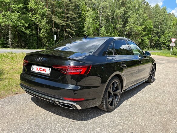 2019 Audi A4 V (B9), чёрный - вид 4