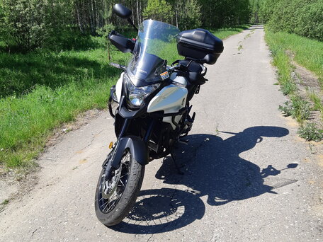2015 Honda VFR 1200X (Crosstourer), белый, 1100000 рублей, вид 3