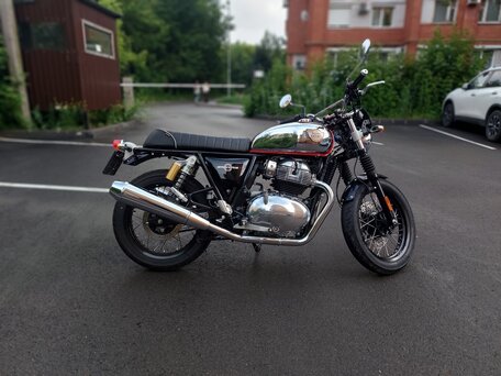2025 Royal Enfield Interceptor, серебристый, 600000 рублей, вид 1