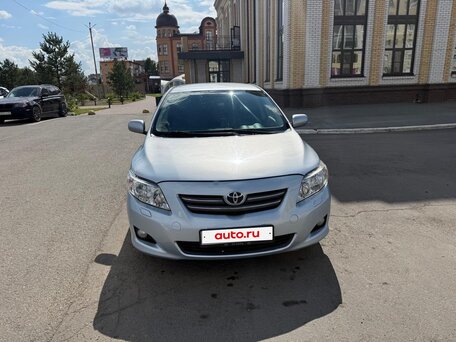 2008 Toyota Corolla AMT X (E140, E150), голубой, 810000 рублей, вид 3
