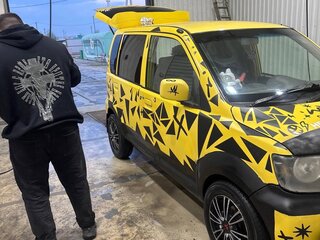 2002 Mitsubishi eK Wagon I, жёлтый, 240000 рублей, вид 2