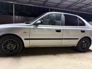 2004 Hyundai Accent ТагАЗ II, серебристый, 330000 рублей, вид 4