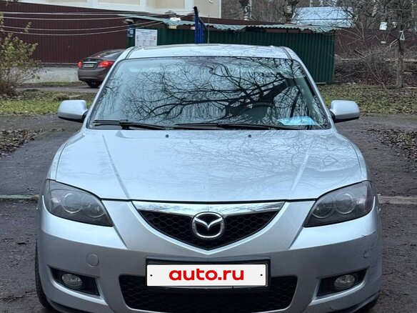 2007 Mazda 3 I (BK) Рестайлинг, серый - вид 1