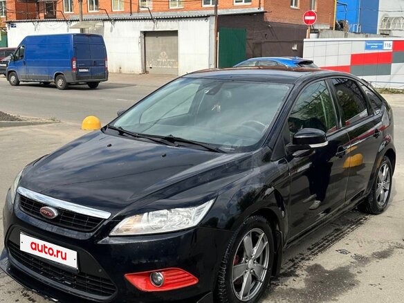 2008 Ford Focus II Рестайлинг, чёрный, 610000 рублей