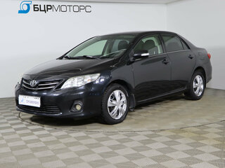 2011 Toyota Corolla X (E140, E150) Рестайлинг, чёрный, 849990 рублей, вид 1