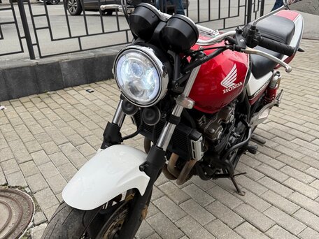 2003 Honda CB 400 Super Four, красный, 330000 рублей, вид 1