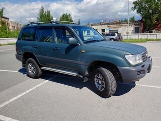 2004 Toyota Land Cruiser 100 Series Рестайлинг 1, зелёный, 1300000 рублей, вид 3