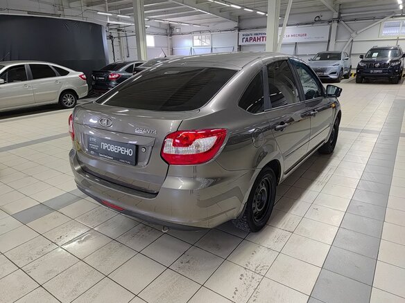 2017 Lada (ВАЗ) Granta I, коричневый - вид 4