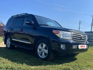 2014 Toyota Land Cruiser 200 Series Рестайлинг 1, чёрный, 3650000 рублей, вид 1