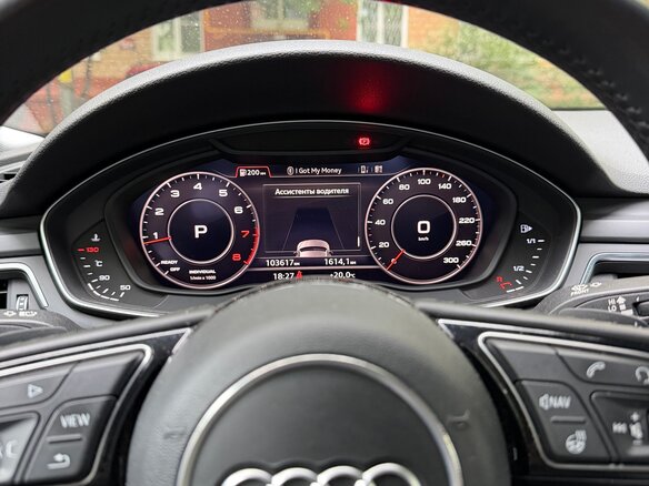 2017 Audi A5 II (F5), синий, 3250000 рублей - вид 9