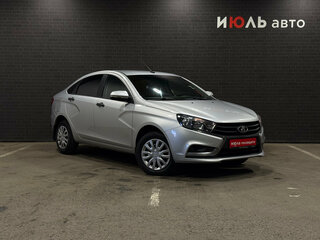 2021 Lada (ВАЗ) Vesta I, серебристый, 1049000 рублей, вид 3
