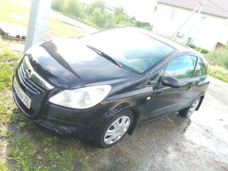 2007 Opel Corsa D, чёрный, 198000 рублей, вид 1