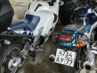 1998 Kawasaki ZZR 1100, синий, 300000 рублей, вид 4