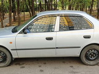 2004 Hyundai Accent ТагАЗ II, серебристый, 340000 рублей, вид 5