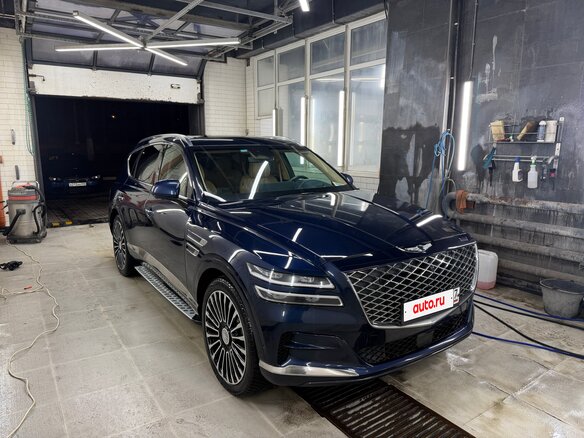 2020 Genesis GV80 I, синий - вид 1
