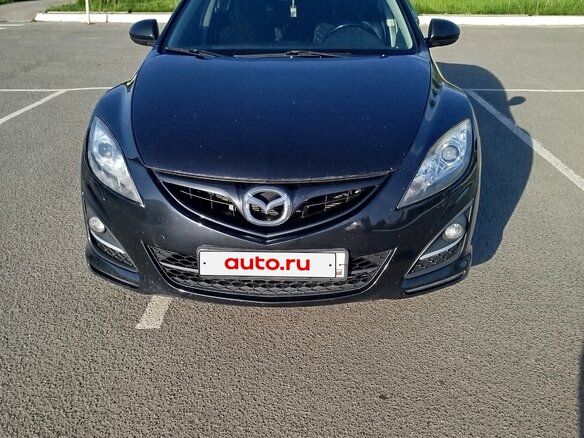 2010 Mazda 6 II (GH) Рестайлинг, чёрный