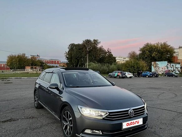 2016 Volkswagen Passat B8, серый, 1530000 рублей - вид 9