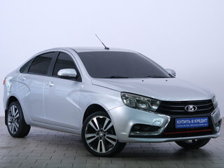 2017 Lada (ВАЗ) Vesta I, серебристый, 779000 рублей, вид 1