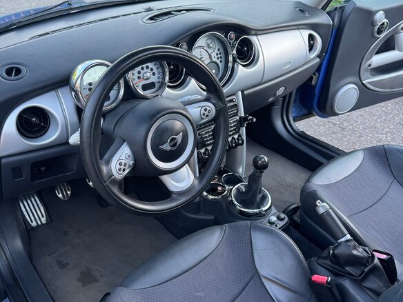 2003 Mini Hatch Cooper S I (R50), синий, 1100000 рублей - вид 13