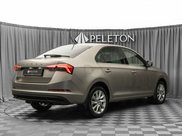 2021 Skoda Rapid II, коричневый, 1710000 рублей - вид 4