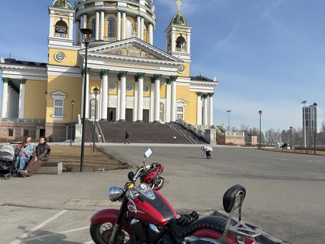 1997 Honda Shadow 400, красный, 350000 рублей, вид 5
