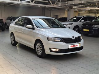 2019 Skoda Rapid I Рестайлинг, белый, 1195000 рублей, вид 1