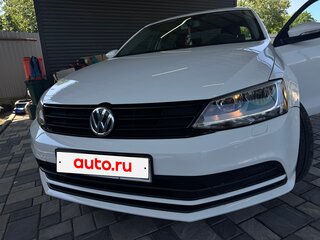 2015 Volkswagen Jetta VI Рестайлинг, белый, 1150000 рублей, вид 3