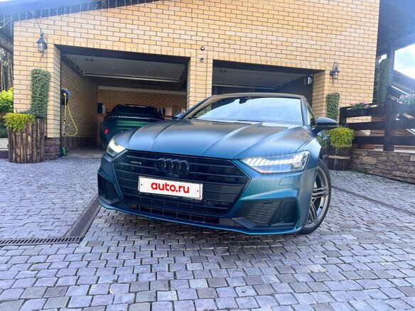2019 Audi A7 55 TFSI II (4K), зелёный, 5300000 рублей