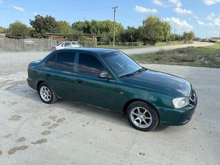 2003 Hyundai Accent II, зелёный, 200000 рублей, вид 2